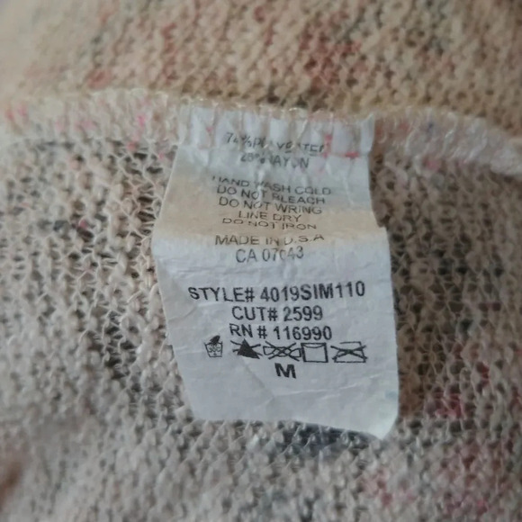 Ginger G Knit High Low Shirt, Floral, M - Picture 8 of 9